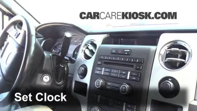 2012 Ford F-150 XLT 5.0L V8 FlexFuel Crew Cab Pickup Clock Set Clock